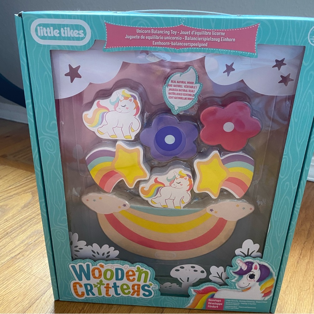 Wooden Critters Unicorn Balancing Toy